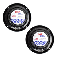 Pyle Marine 6.5” Dual Cone Speakers (black)