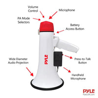 Pyle 40w Mini Megaphone With Siren