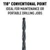 Drill America #2-56 Unc Hss Plug Tap And #51 Hss Drill Bit Kit In Storage Pouch