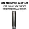 Drill America 3/8"-24 Unf Hss Plug Tap And Q Hss Drill Bit Kit In Storage Pouch