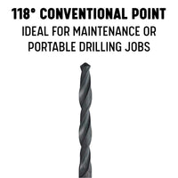Drill America 3/8"-24 Unf Hss Plug Tap And Q Hss Drill Bit Kit In Storage Pouch