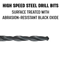Drill America 3/8"-24 Unf Hss Plug Tap And Q Hss Drill Bit Kit In Storage Pouch