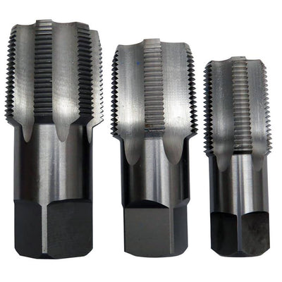 Drill America Carbon Steel Npt Pipe Tap Set In Carry Pouch 1