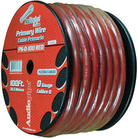 Audiopipe Flexible Power Cable 0 Ga. 100 Ft. Red