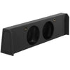 Qpower Dual 10" Sealed Empty Woofer Enclosure - Ford '09-'22 F-150 Super Crew'17-'22 Ford F-250/350