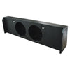 Qpower Dual 12" Sealed Empty Woofer Enclosure - Ford '09-'24 F-150 Super Crew'17-'24 Ford F-250/350