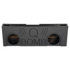 Qpower "qbomb" Chevy/gmc Crew Cab '07-'13 Dual 10" Vented Empty Woofer Box