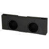Qpower "qbomb" Chevy/gmc Crew Cab '07-'13 Dual 12" Vented Empty Woofer Box