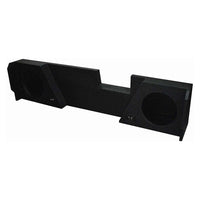 Qpower "qbomb" Chevy/gmc Double Cab '14-'22 Dual 10" Empty Woofer Box