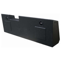 Qpower Chevy/gmc Crew Cab Or Double Cab '18 - '24 Dual 10" Sealed Woofer Enclosure