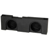 Qpower "qbomb" Chevy/gmc Crew Cab '14-'18 Dual 12" Vented Empty Woofer Enclosure