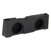 Qpower "qbomb" Chevy/gmc Crew Cab '14-'18 Dual 12" Vented Empty Woofer Enclosure