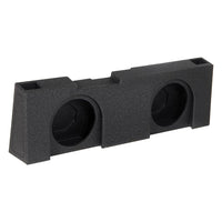 Qpower "qbomb" Chevy/gmc Crew Cab '14-'18 Dual 12" Vented Empty Woofer Enclosure