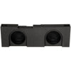 Qpower "qbomb" Chevy/gmc Crew Cab '14-'18 Dual 12" Vented Empty Woofer Enclosure