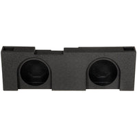 Qpower "qbomb" Chevy/gmc Crew Cab '14-'18 Dual 12" Vented Empty Woofer Enclosure