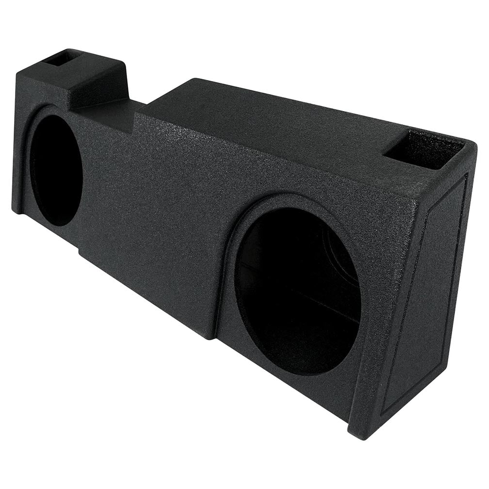 Qpower “qbomb” Chevy/gmc Crew Cab Or Double Cab ’19-'24 Dual 12″ Vented Empty Woofer Box