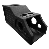 Qpower "qbomb" '14-'18 Gm/chevy Crew Cab Center Console Single 12" Vented Empty Woofer Enclosure