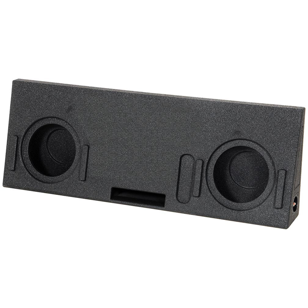 Qpower "qbomb" Toyota Tundra Crew Max Cab '14 -'21 Dual 10" Vented Woofer Enclosure
