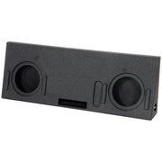 Qpower "qbomb" Toyota Tundra Crew Max Cab '14 -'21 Dual 10" Vented Woofer Enclosure