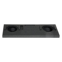 Qpower "qbomb" Toyota Tundra Crew Max Cab '14 -'21 Dual 10" Vented Woofer Enclosure