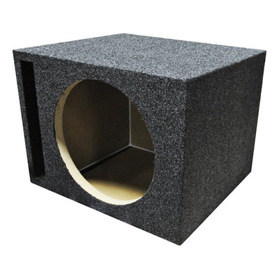 Single 10″ Slot Ported Vented Heavy Duty Empty Woofer Enclosure