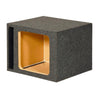 Qpower Empty Woofer Box Single 12" Square;vented;mdf