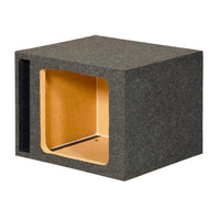 Qpower Empty Woofer Box Single 12" Square;vented;mdf