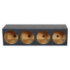 Qpower 12" 4 Hole Empty Box 1" Mdf