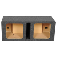 Empty Woofer Box Dual 12" Mdf Vented Bass Box Square