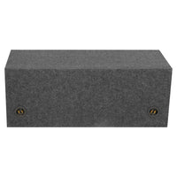 Empty Woofer Box Dual 12" Mdf Vented Bass Box Square