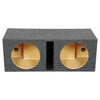 Qpower Dual 12" Hole Vented 1" Mdf