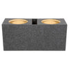 Qpower Dual 12" Hole Vented 1" Mdf