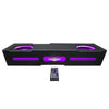 Qpower Qluxe Dual 12″ Vented With Rgb Led Illumination Chevy 2019-2024 Crew Cab