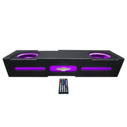 Qpower Qluxe Dual 12″ Vented With Rgb Led Illumination Chevy 2019-2024 Crew Cab