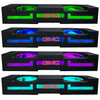 Qpower Qluxe Dual 10″ Vented With Rgb Led Illumination Gmc 2014-2018 Crew Cab