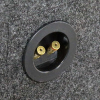 Empty Woofer Box (2)12" Qpower Square Style; *mspq12e*