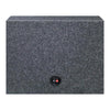 *tw10s* Empty Split Woofer Box; 10" Angle; Qpower Mounts Behind Seat