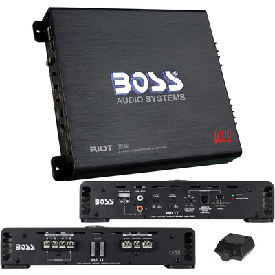 Boss Riot 2ch Amplifier 1200w Max