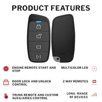 Fortin 2-way Rf Kit 3000 Ft Range 2-4-button Led Remotes Works With Evo-one And Evo-all