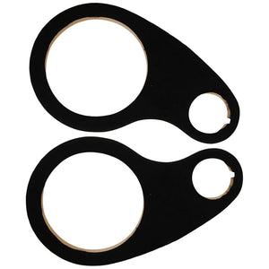 Pipeman's Carpeted (1) 8" Wood Ring With (1) 2-7/8" Tweeter Opening  Sold In Pairs