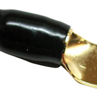 Ring Terminal 1/0ga. 10pcs. Gold;black Sleeve;xscorpion