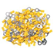 Xscorpion Ring Terminal 12/10 Ga. #10 - Yellow (100 Pack)