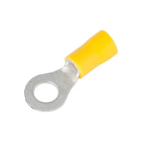 Xscorpion Ring Terminal 12/10 Ga. #10 - Yellow (100 Pack)