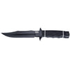 Sog Tech Bowie - Fixed 6.4" Black Plain Blade Kraton Handle Kydex Sheath