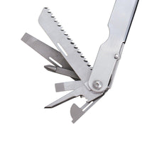 Sog Powerlock W/ V-cutter Stainless Finish 18 Tool Multi-tool With Nylon Sheath