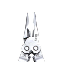 Sog Powerlock W/ V-cutter Stainless Finish 18 Tool Multi-tool With Nylon Sheath