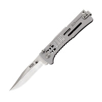Sog Slimjim Folding Knife (silver Straight Edge)