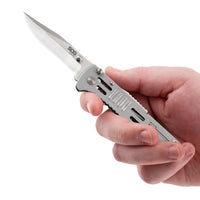 Sog Slimjim Folding Knife (silver Straight Edge)