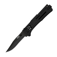 Sog Slimjim Folding Knife (black Straight Edge)
