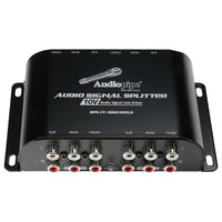 Audiopipe Rca 1 In /3 Out Splitter With 10 Volt Audio Signal Line Driver